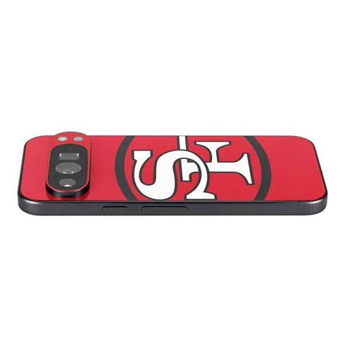 NFL San Francisco 49ers Retro Logo Pixel 9 Pro XL Skin
